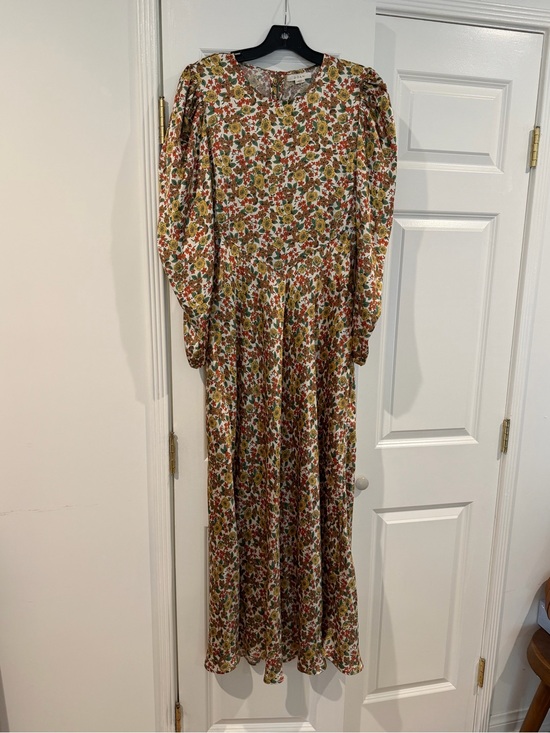 Doen Dresses & Skirts - Doen Floral Maxi Dress in Multicolor - Lightweight Long Sleeve